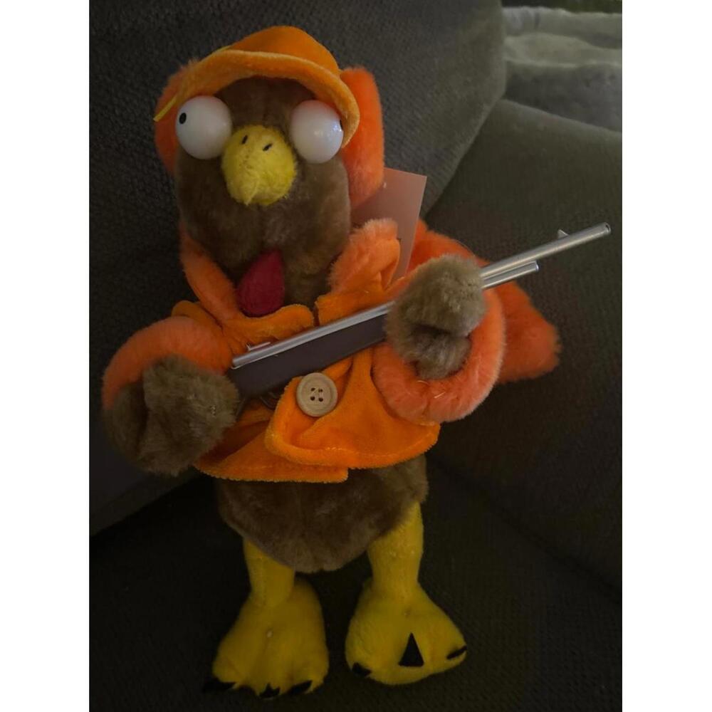 Vintage Crosshairs Hunting Turkey Plush Stuffed Toy 2001 New with Tag